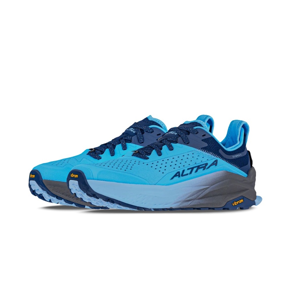Altra Mens Olympus 6 Blue Trail Running Shoes Size 11